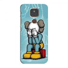 Чехлы для Motorola MOTO E7 Plus - Bearbrick Louis Vuitton (PREMIUMPrint)