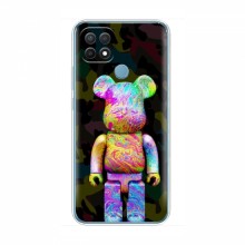 Чехлы для OPPO A15 - Bearbrick Louis Vuitton (PREMIUMPrint) Яркий Bearbrick - купить на Floy.com.ua