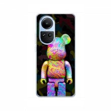 Чехлы для OPPO Reno 10 - Bearbrick Louis Vuitton (PREMIUMPrint) Яркий Bearbrick - купить на Floy.com.ua