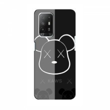 Чехлы для OPPO Reno 5z - Bearbrick Louis Vuitton (PREMIUMPrint) БеарБрик глаза - купить на Floy.com.ua