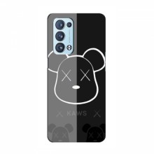 Чехлы для OPPO Reno 6 Pro (5G) - Bearbrick Louis Vuitton (PREMIUMPrint) БеарБрик глаза - купить на Floy.com.ua