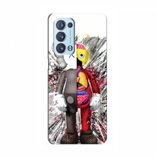 Чехлы для OPPO Reno 6 Pro (5G) - Bearbrick Louis Vuitton (PREMIUMPrint) Беарбрик - купить на Floy.com.ua