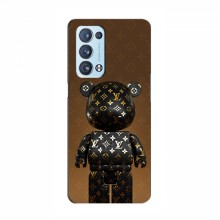 Чехлы для OPPO Reno 6 Pro (5G) - Bearbrick Louis Vuitton (PREMIUMPrint) Bearbrick - купить на Floy.com.ua