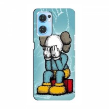 Чехлы для OPPO Reno 7 4G - Bearbrick Louis Vuitton (PREMIUMPrint)