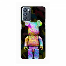 Чехлы для OPPO Reno6 (5G) - Bearbrick Louis Vuitton (PREMIUMPrint)