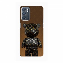 Чехлы для OPPO Reno6 (5G) - Bearbrick Louis Vuitton (PREMIUMPrint)