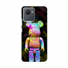 Чехлы для RealMe C30s - Bearbrick Louis Vuitton (PREMIUMPrint) Яркий Bearbrick - купить на Floy.com.ua