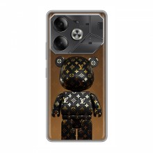 Чехлы для TECNO Pova 6 - Bearbrick Louis Vuitton (PREMIUMPrint) Bearbrick - купить на Floy.com.ua