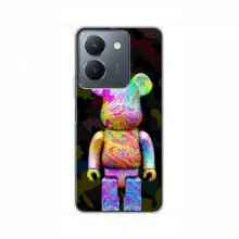 Чехлы для ViVO Y36 - Bearbrick Louis Vuitton (PREMIUMPrint) Яркий Bearbrick - купить на Floy.com.ua