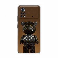 Чехлы для Xiaomi POCO X4 Pro 5G - Bearbrick Louis Vuitton (PREMIUMPrint) Bearbrick - купить на Floy.com.ua