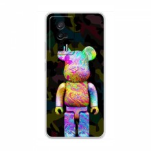 Чехлы для Xiaomi POCO F5 Pro - Bearbrick Louis Vuitton (PREMIUMPrint) Яркий Bearbrick - купить на Floy.com.ua