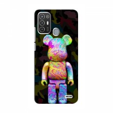 Чехлы для ZTE Blade A72 - Bearbrick Louis Vuitton (PREMIUMPrint) Яркий Bearbrick - купить на Floy.com.ua