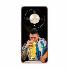 Чехлы для Хуавей (Leo Messi чемпион) AlphaPrint Месси с кубком мира - купить на Floy.com.ua