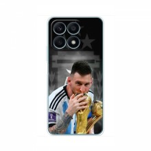 Чехлы для Хуавей Хонор х8а (Leo Messi чемпион) AlphaPrint Месси Чемпион - купить на Floy.com.ua