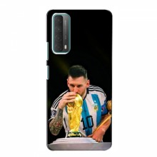 Чехлы для Huawei P Smart 2021 (Leo Messi чемпион) AlphaPrint Месси с кубком мира - купить на Floy.com.ua