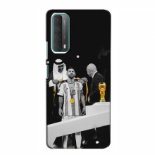 Чехлы для Huawei P Smart 2021 (Leo Messi чемпион) AlphaPrint Месси в накидке - купить на Floy.com.ua