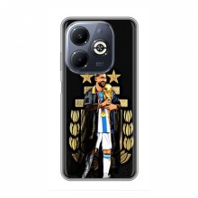 Чехлы для Инфиникс Смарт 8 Плюс (Leo Messi чемпион) AlphaPrint - купить на Floy.com.ua