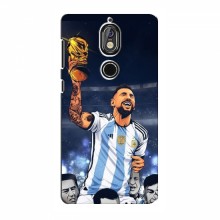 Чехлы для Нокиа 7 (Leo Messi чемпион) AlphaPrint Месси Чемпион Мира - купить на Floy.com.ua