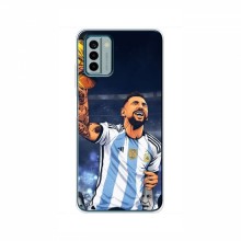 Чехлы для Нокиа Джи 22 (Leo Messi чемпион) AlphaPrint Месси Чемпион Мира - купить на Floy.com.ua