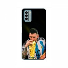 Чехлы для Нокиа Джи 22 (Leo Messi чемпион) AlphaPrint