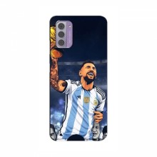 Чехлы для Нокиа G42 (Leo Messi чемпион) AlphaPrint Месси Чемпион Мира - купить на Floy.com.ua