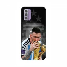 Чехлы для Нокиа G42 (Leo Messi чемпион) AlphaPrint