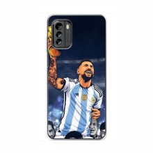 Чехлы для Нокиа G60 (Leo Messi чемпион) AlphaPrint Месси Чемпион Мира - купить на Floy.com.ua