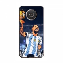 Чехлы для Нокиа Х10 (Leo Messi чемпион) AlphaPrint Месси Чемпион Мира - купить на Floy.com.ua