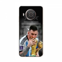 Чехлы для Нокиа Х10 (Leo Messi чемпион) AlphaPrint Месси Чемпион - купить на Floy.com.ua