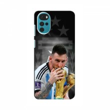 Чехлы для Мото G22 (Leo Messi чемпион) AlphaPrint Месси Чемпион - купить на Floy.com.ua