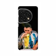 Чехлы для ОнеПлас 11 Про (Leo Messi чемпион) AlphaPrint Месси с кубком мира - купить на Floy.com.ua