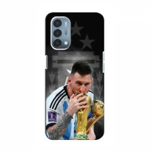 Чехлы для ВанПлас Норд Н200 5G (Leo Messi чемпион) AlphaPrint Месси Чемпион - купить на Floy.com.ua