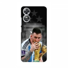 Чехлы для Оппо А17к (Leo Messi чемпион) AlphaPrint Месси Чемпион - купить на Floy.com.ua