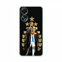 Чехлы для Оппо А18 (Leo Messi чемпион) AlphaPrint - купить на Floy.com.ua