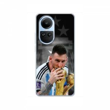 Чехлы для Оппо Рено 10 (Leo Messi чемпион) AlphaPrint Месси Чемпион - купить на Floy.com.ua