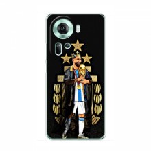 Чехлы для Оппо Рено 11 5G (Leo Messi чемпион) AlphaPrint - купить на Floy.com.ua