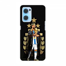 Чехлы для Оппо Рено 7 4G (Leo Messi чемпион) AlphaPrint - купить на Floy.com.ua