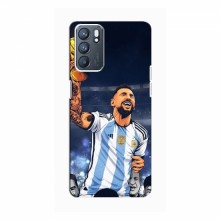 Чехлы для Оппо Рено 6 (5G) (Leo Messi чемпион) AlphaPrint Месси Чемпион Мира - купить на Floy.com.ua