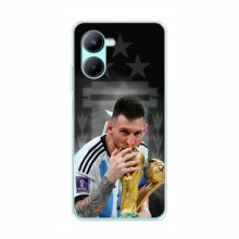 Чехлы для Реалми С33 (Leo Messi чемпион) AlphaPrint Месси Чемпион - купить на Floy.com.ua