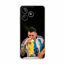 Чехлы для РЕалми С53 (Leo Messi чемпион) AlphaPrint