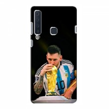 Чехлы для Samsung A9 2018 (Leo Messi чемпион) AlphaPrint Месси с кубком мира - купить на Floy.com.ua