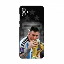 Чехлы для Самсунг А05 (Leo Messi чемпион) AlphaPrint Месси Чемпион - купить на Floy.com.ua