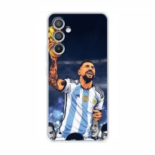 Чехлы для Самсунг А14 5G (Leo Messi чемпион) AlphaPrint Месси Чемпион Мира - купить на Floy.com.ua