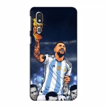 Чехлы для Samsung Galaxy A2 Core (Leo Messi чемпион) AlphaPrint Месси Чемпион Мира - купить на Floy.com.ua