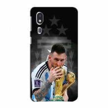 Чехлы для Samsung Galaxy A2 Core (Leo Messi чемпион) AlphaPrint Месси Чемпион - купить на Floy.com.ua