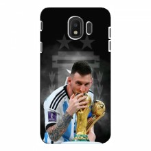 Чехлы для Samsung J4 2018 (Leo Messi чемпион) AlphaPrint Месси Чемпион - купить на Floy.com.ua