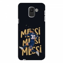Чехлы для Samsung J6 2018 (Leo Messi чемпион) AlphaPrint