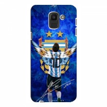 Чехлы для Samsung J6 2018 (Leo Messi чемпион) AlphaPrint