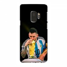 Чехлы для Samsung S9 (Leo Messi чемпион) AlphaPrint Месси с кубком мира - купить на Floy.com.ua