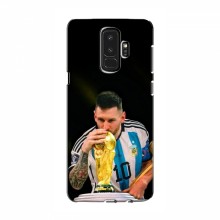 Чехлы для Samsung S9 Plus (Leo Messi чемпион) AlphaPrint Месси с кубком мира - купить на Floy.com.ua